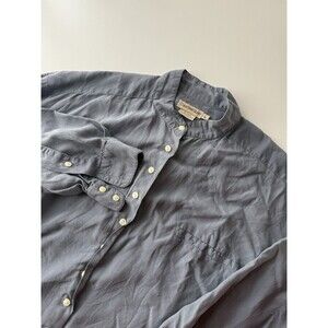 Calvin Klein Sport Blue Gray Blouse Size L oversized y2k unisex Boxy